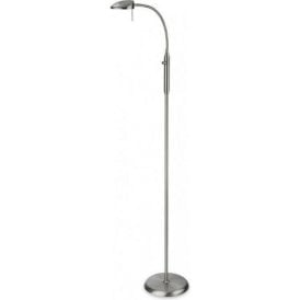 Brushed Steel Floor Lamp