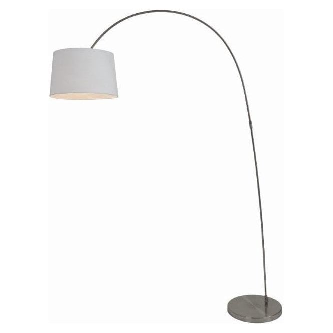 Brushed Steel Floor Lamp 
