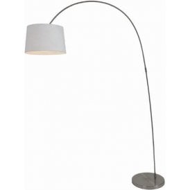 Brushed Steel Floor Lamp 