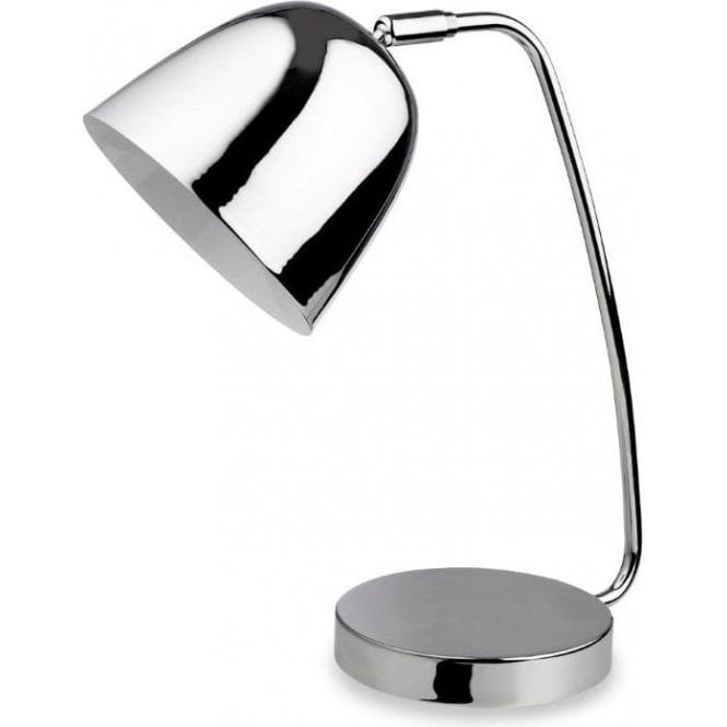 Chrome Table Lamp With Adjustable Shade