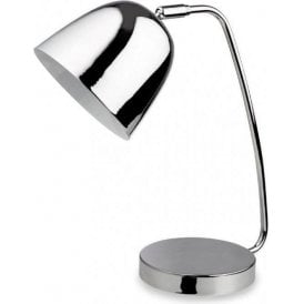 Chrome Table Lamp With Adjustable Shade