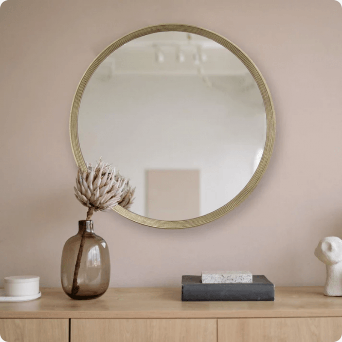 Foyle Round Wall Mirror