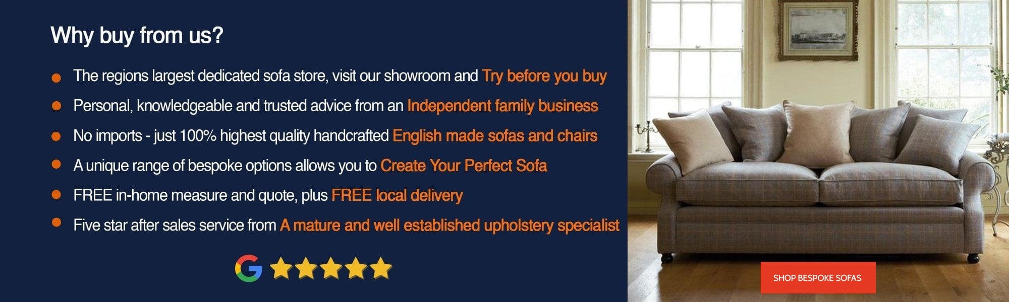 Shop Bespoke Sofas