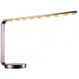 Naeva Satin Nickel LED Desk Lamp